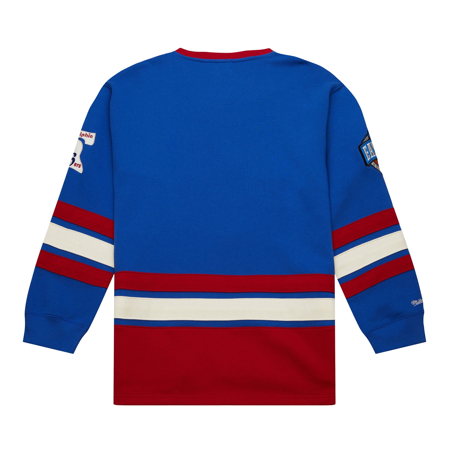 Philadelphia 76ers Mitchell & Ness Heritage NBA Lace-Up Jersey Crew