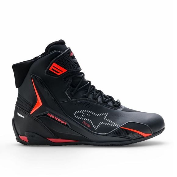 Alpinestars FASTER-4 DRYSTAR Motorcycle Riding Shoes - Black / RedRef: AP3884