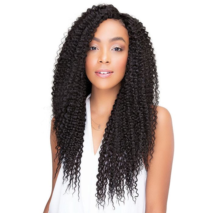 Janet Collection Melt 100% Virgin Remy Human Hair Weave 3 Pcs + 13X5 HD Lace Closure - BRAZILIAN BOHEMIAN 14/16/18