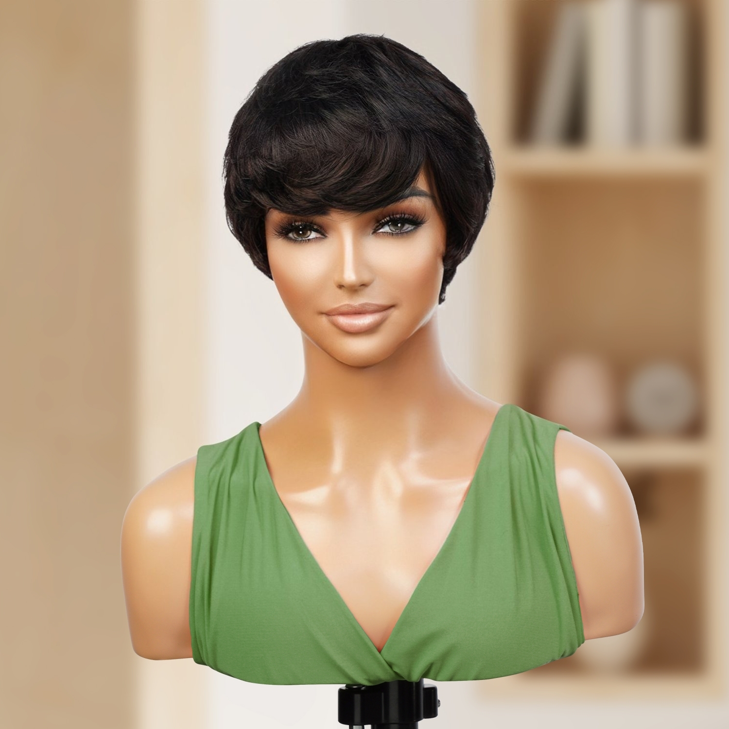 Instant Fab 100% Human Hair Wig Topaz
