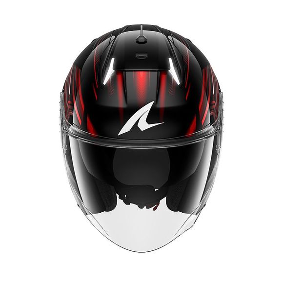 Casque jet Shark SKWAL i3 JET LIGHT-BLUR - Noir / RougeRef : SH1829-C577