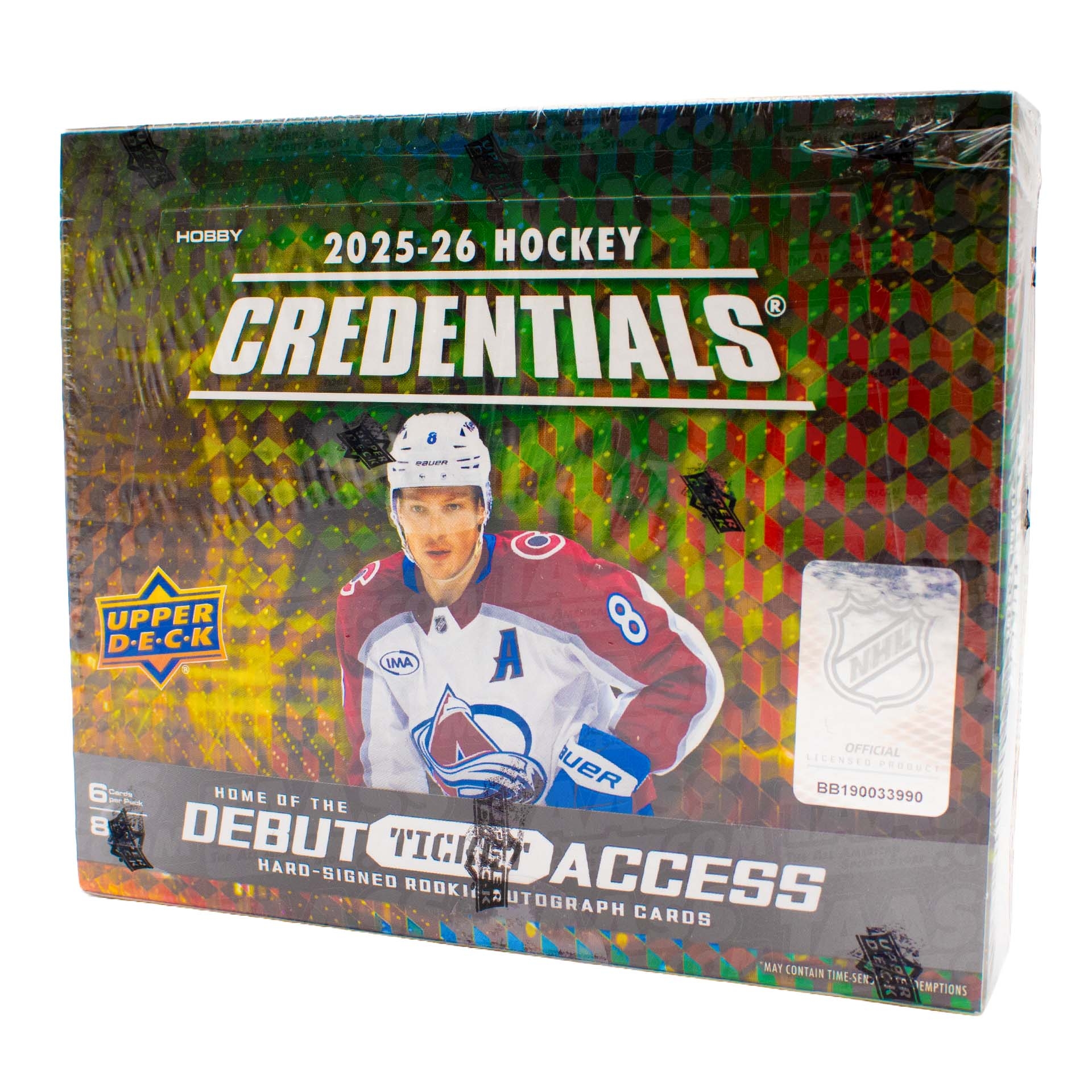2025/26 Upper Deck Credentials Hockey NHL Hobby Box
