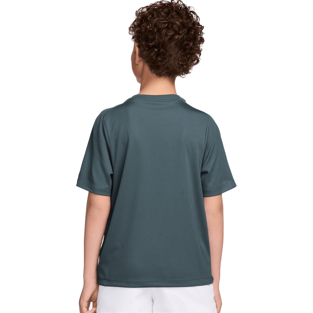 Nike Multi Dri-FIT Shortsleeve Top Kids - mineral slate/white IF2430-382