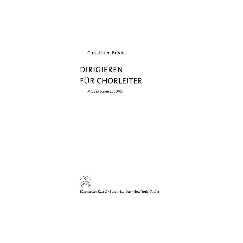 Bärenreiter Dirigieren für Chorleiter – Thomann Ireland