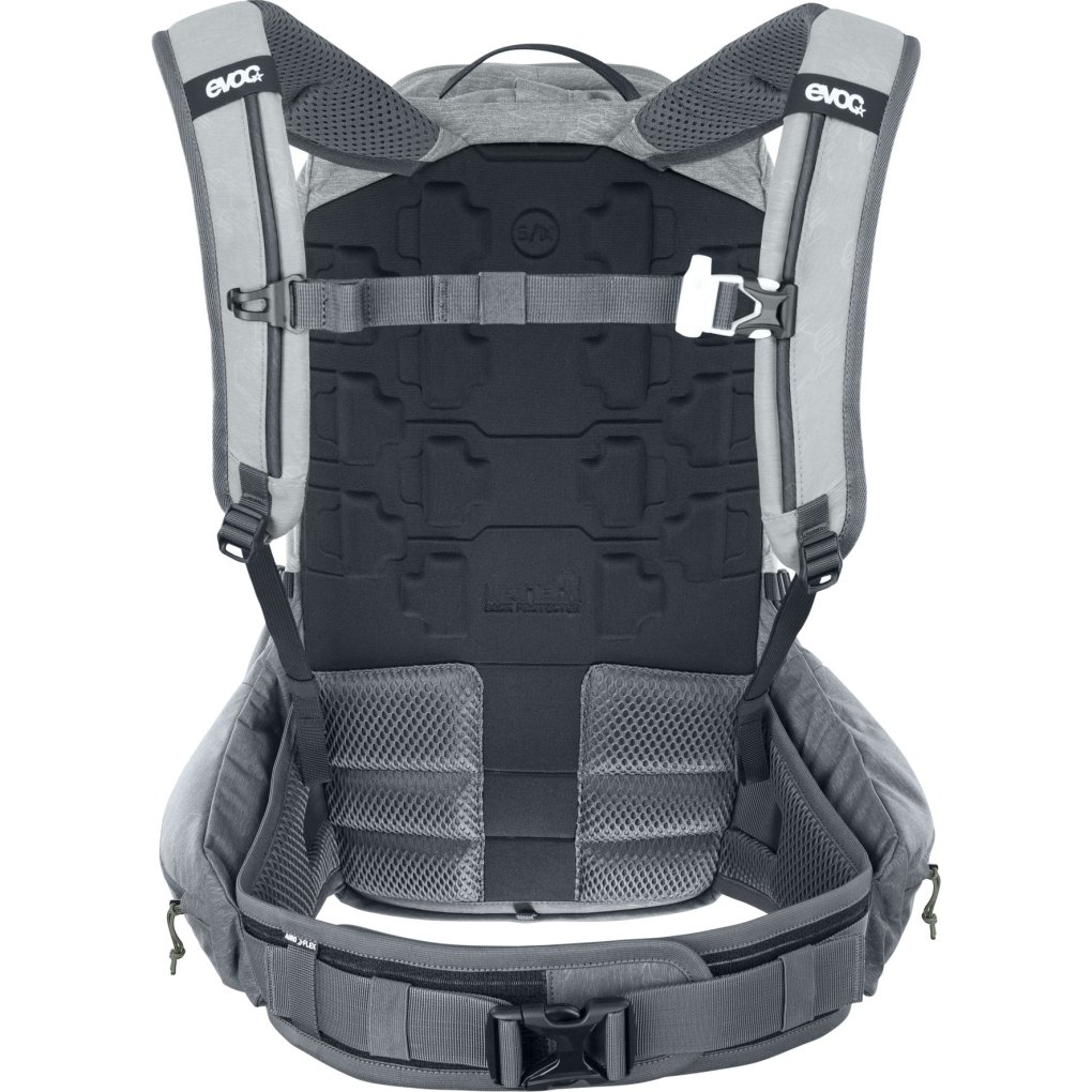 EVOC Trail Pro 16 Protector Backpack - Stone/Carbon Grey