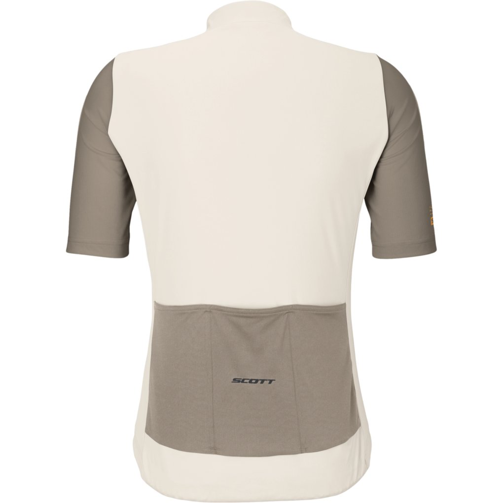 SCOTT Endurance Short Sleeve Jersey Men - cotton white/toast beige