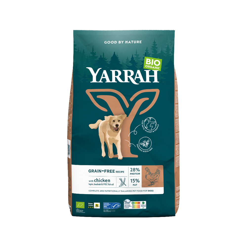 Yarrah Dry Grain-Free Dog Food Bio - 10kg