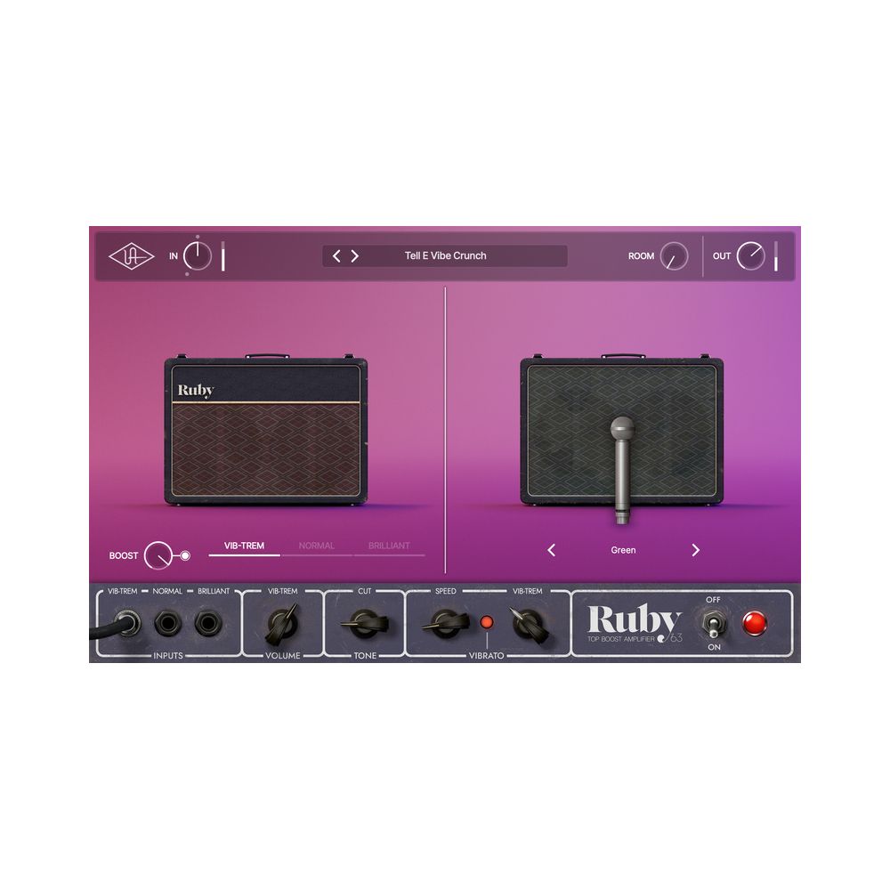 Universal Audio UAD Ruby '63 Top Boost Amp – Thomann Ireland