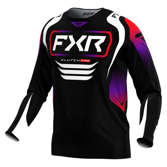FXR CLUTCH PRO MX 25 2025 cross jersey - Black / RedRef: FXR0837
