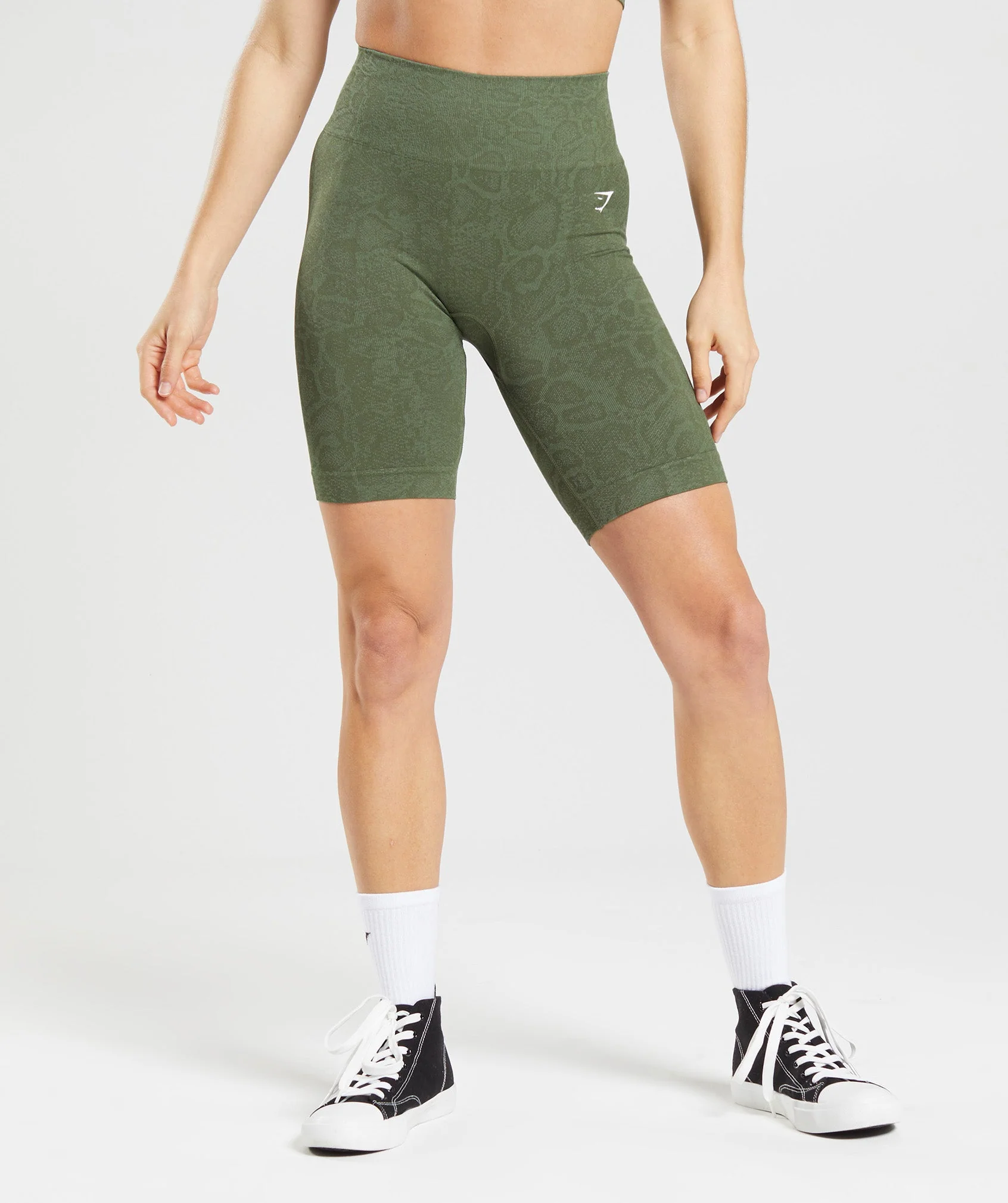 Adapt Animal Seamless Cycling Shorts Willow Green/Core Olive