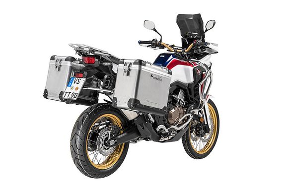 Touratech ZEGA Pro 38/45 suitcase - Gray support included - AluminumRef: Trt01750A / 01-402-6735-0