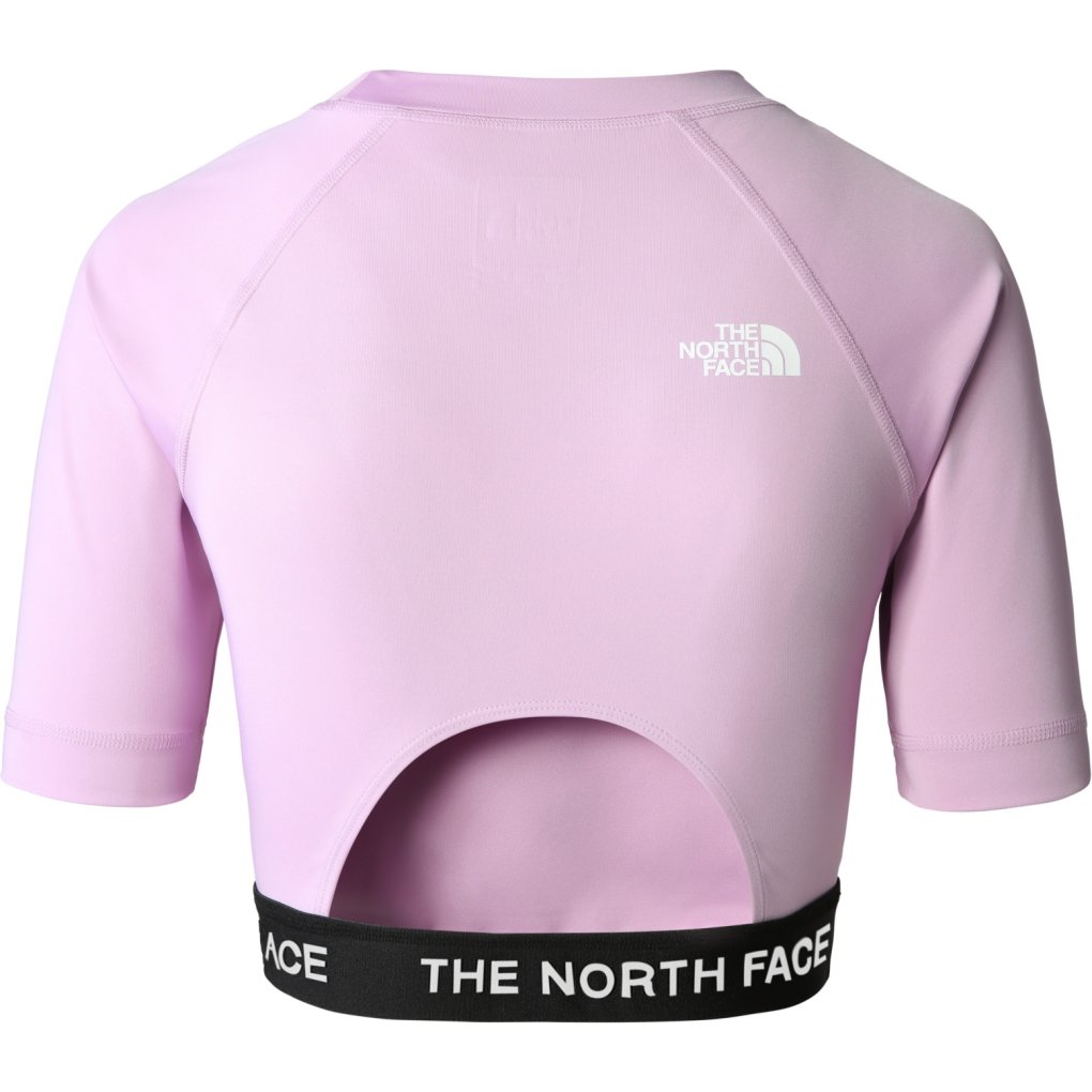 The North Face Performance Crop Short Sleeve Tee Women - Lupine
