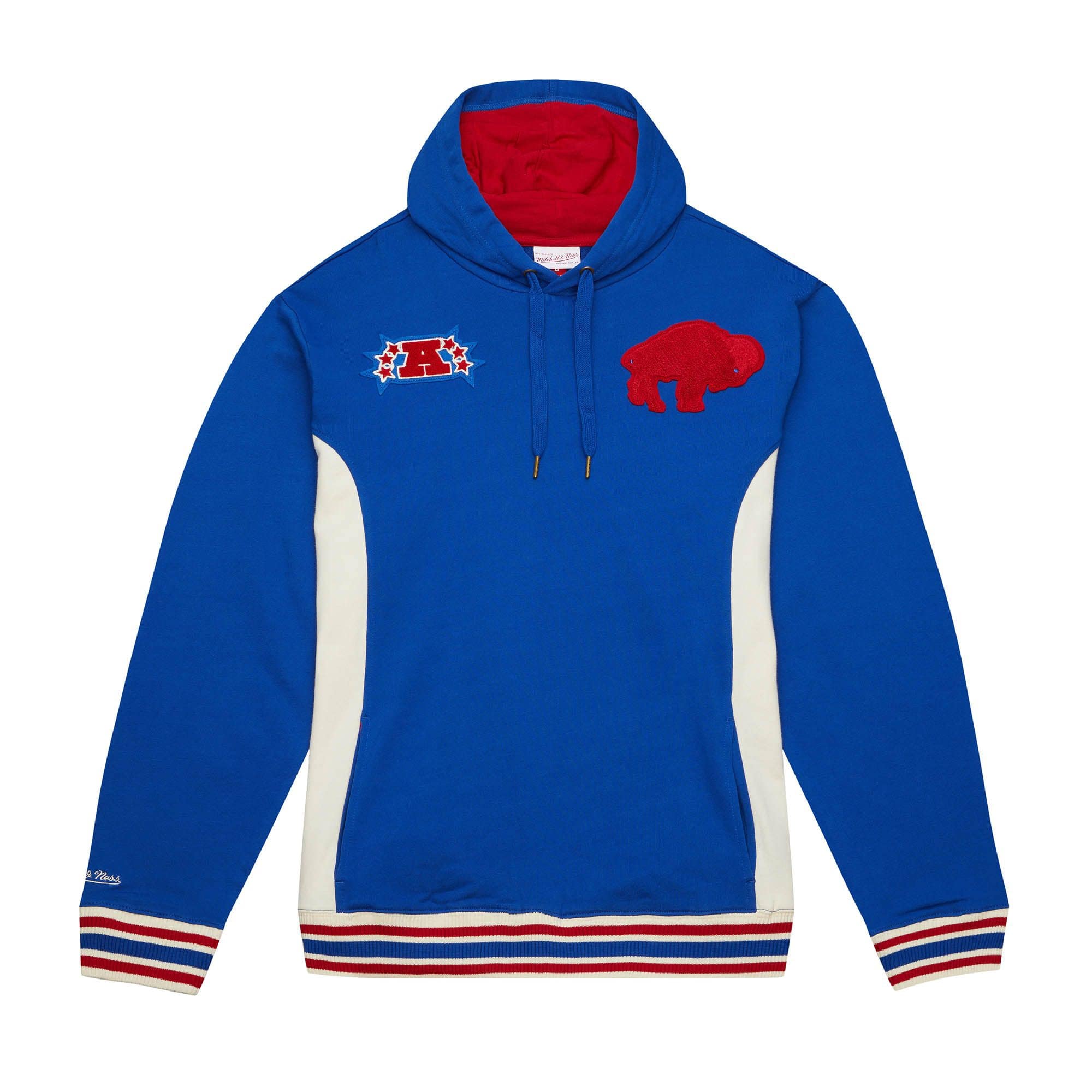 Buffalo Bills Team Legacy Mitchell & Ness NFL Hoodie Blue