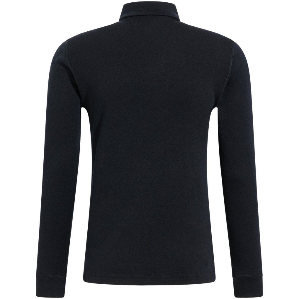 Odlo Natural Merino 260 Half-Zip Long-Sleeve Base Layer Top Men - black