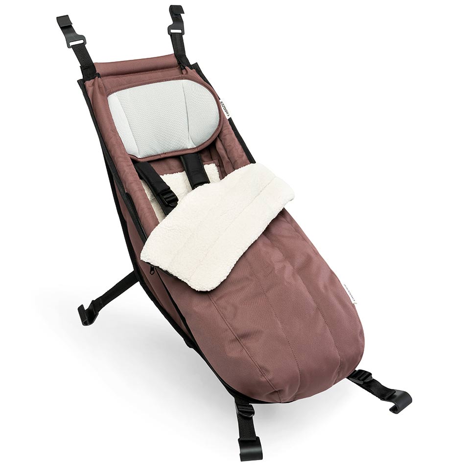 Croozer Winter-Set for Baby Seat from Model Year 2018 - blossom red