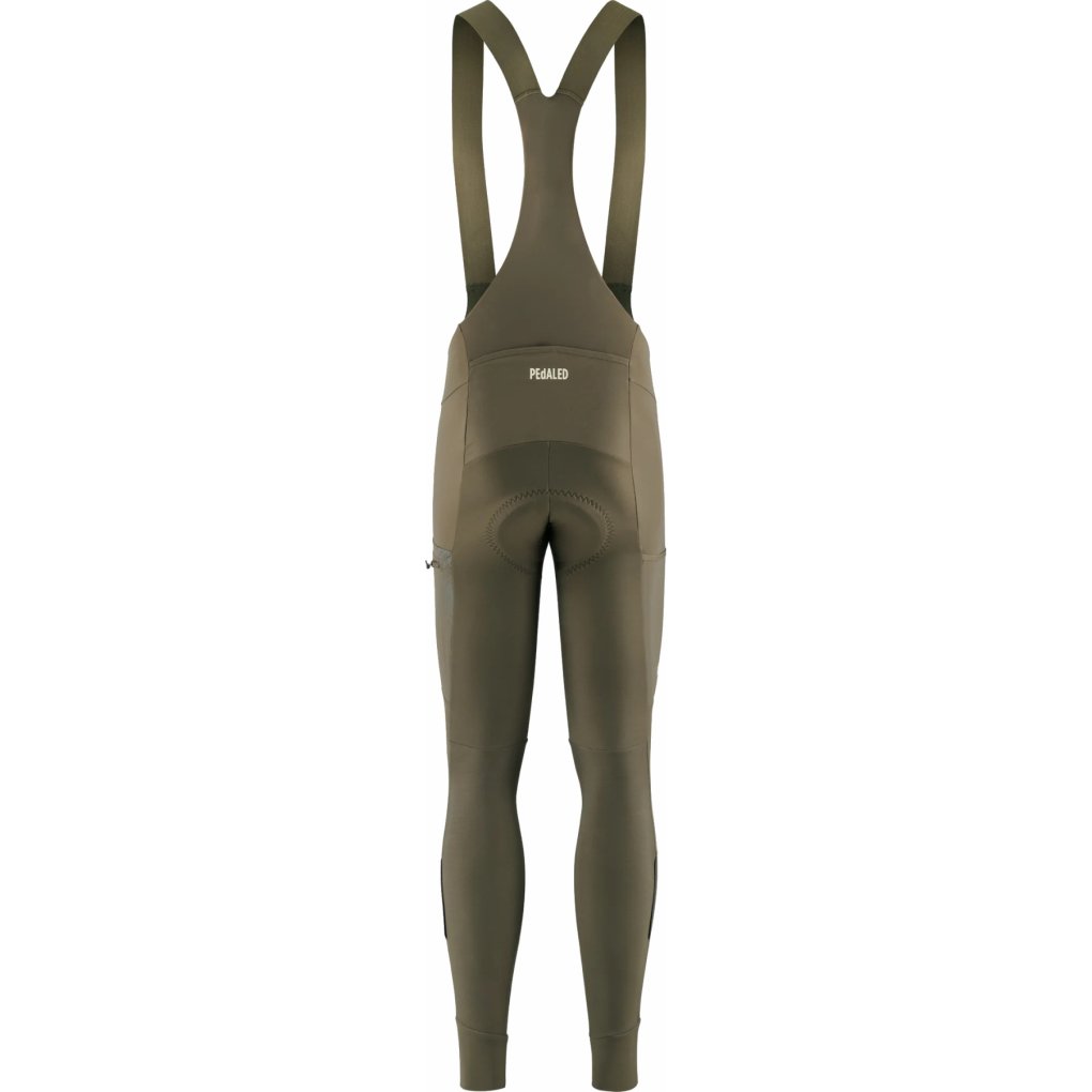 PEdALED Odyssey Bib Tights Men - Military Green