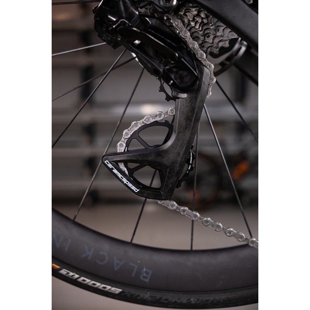 CeramicSpeed OSPW RS Derailleur Pulley System - 5-Spoke | for Shimano 105 Di2 (R7150) - gold