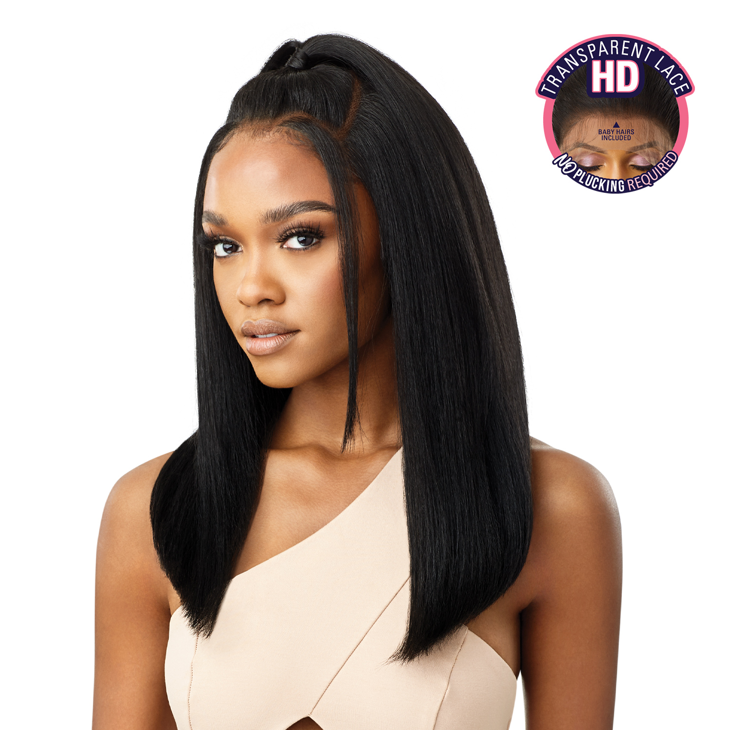 Outre Glueless HD Lace Front Wig Perfect Hairline Fully Hand-Tied 13X4 Lace Wig Linette