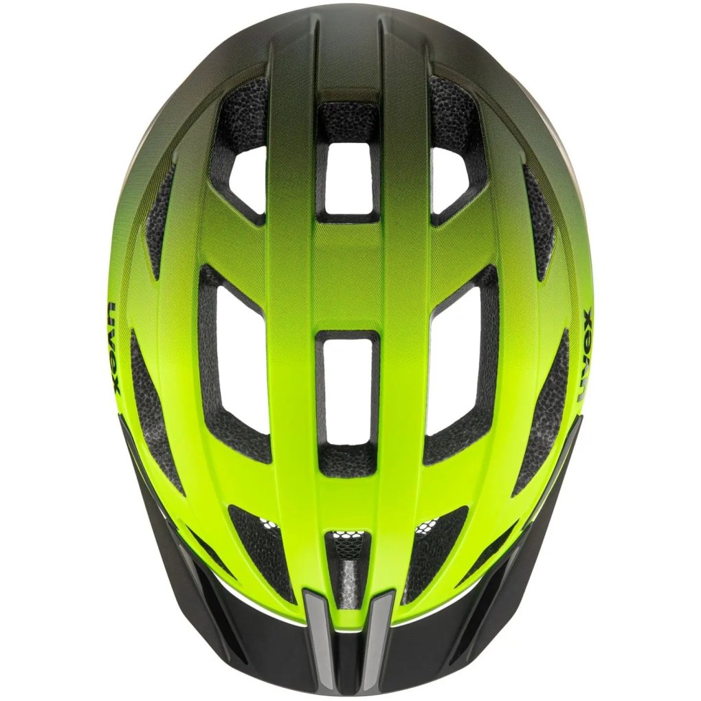 Uvex i-vo 2 Bike Helmet - neon yellow-black matt