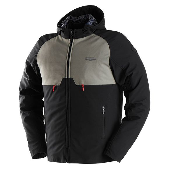 Furygan Addax Motorcycle Jacket - Black / GreenRef: FU1315