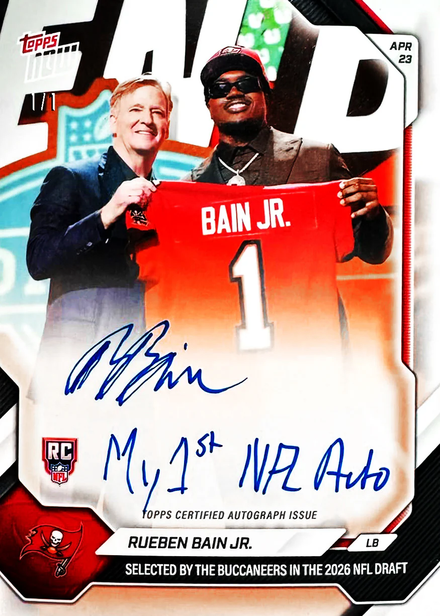 Rueben Bain Jr. - 2026 NFL Topps NOW® - Card RBAI - PR: 2482