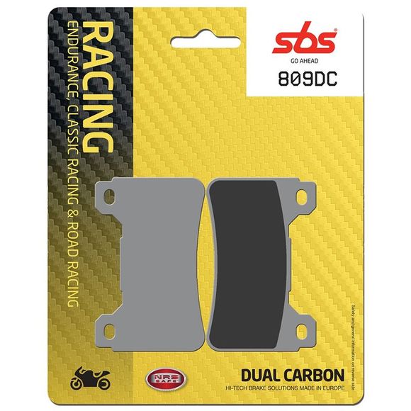 SBS 809DC Racing carbon front brake padsRef: 809DC / 809060
