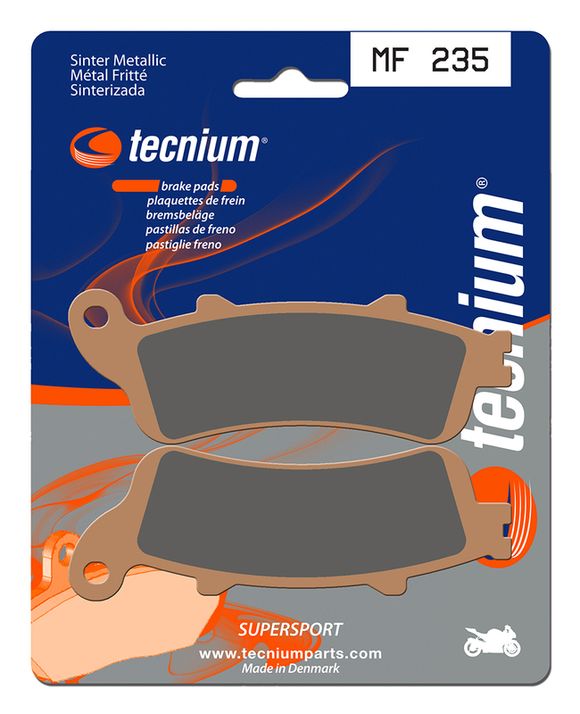 Tecnium Performance sintered metal brake pads - MF235Ref: TE00810A / 1022757