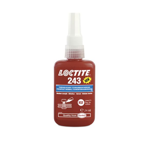 Loctite Medium-Strength Thread Locker 243 - 24ml Bottle UniversalRef: Lo00008A / 1100007