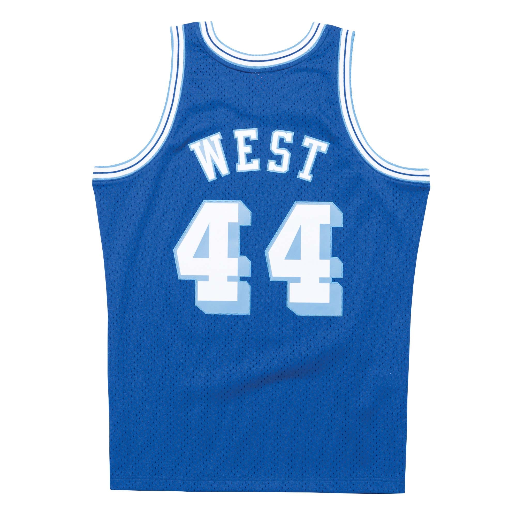 Jerry West #44 Los Angeles Lakers 1960-61 Mitchell & Ness Swingman NBA Jersey Blue