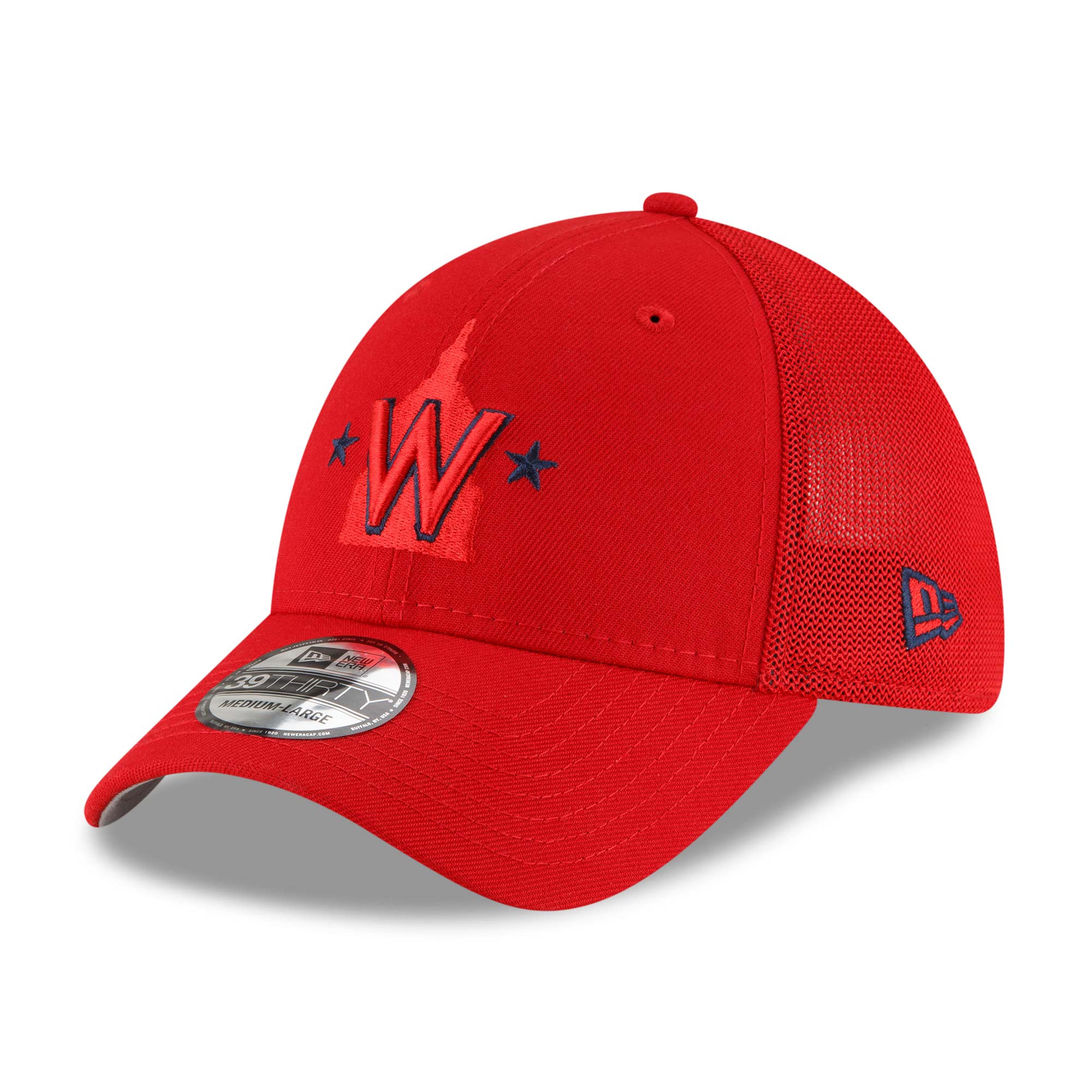 Washington Nationals 2022 MLB Batting Practice New Era 39THIRTY Flex Cap Red