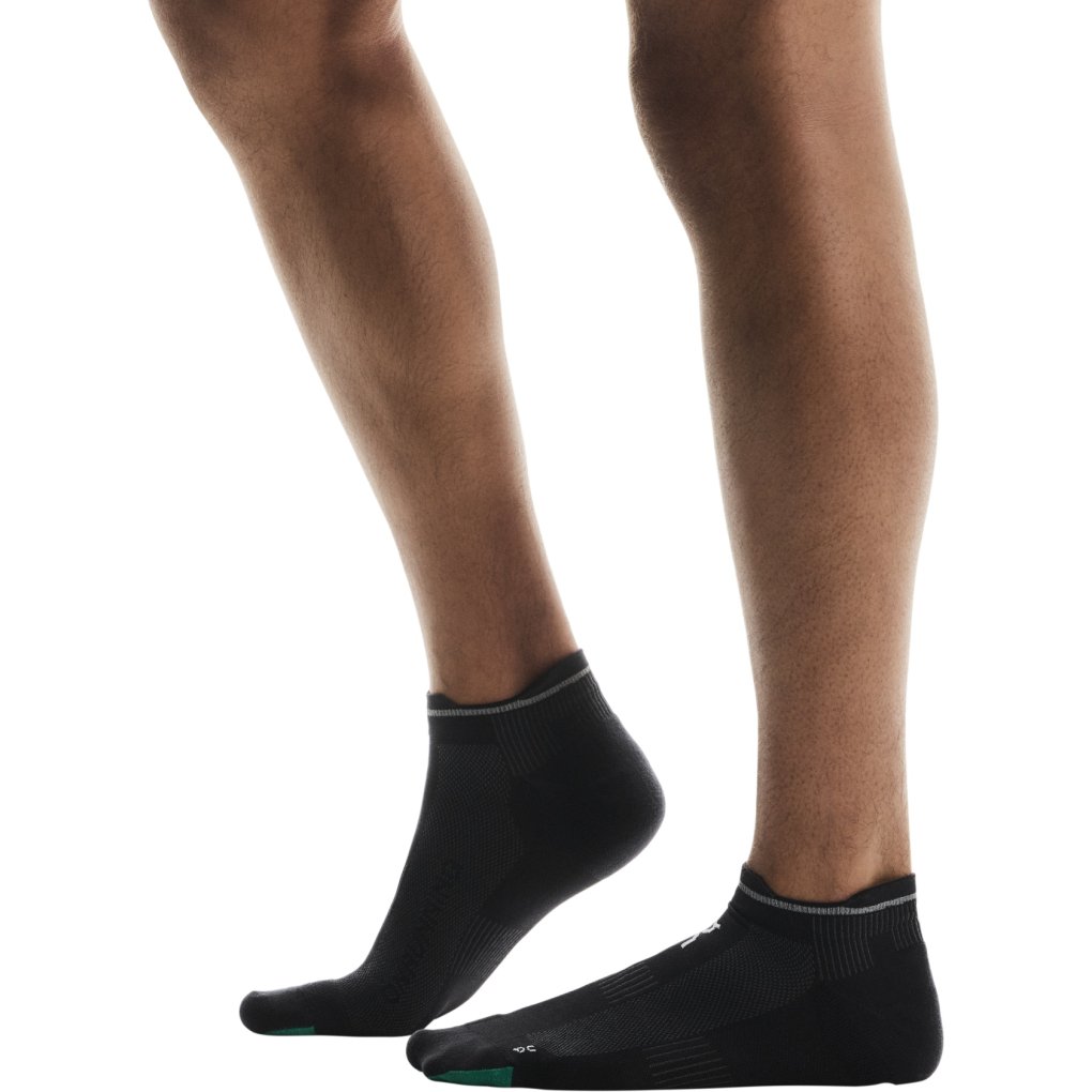 On Elite Run Sock Low - Black