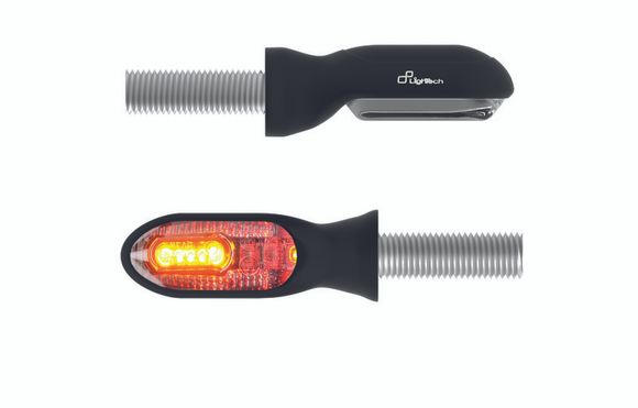 LighTech Led indicator ABS plastic black small size (Pair)Ref: LIG00073A / 1071938