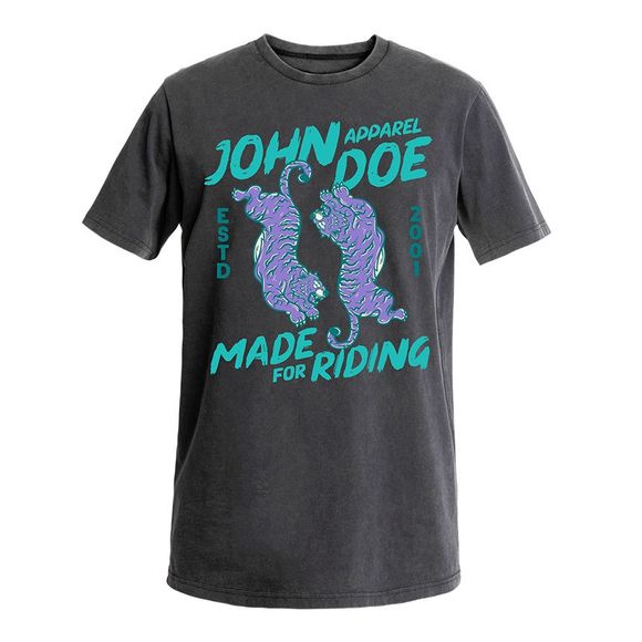 John Doe TIGER I Short Sleeve T-shirt - BlackRef: JDE0270