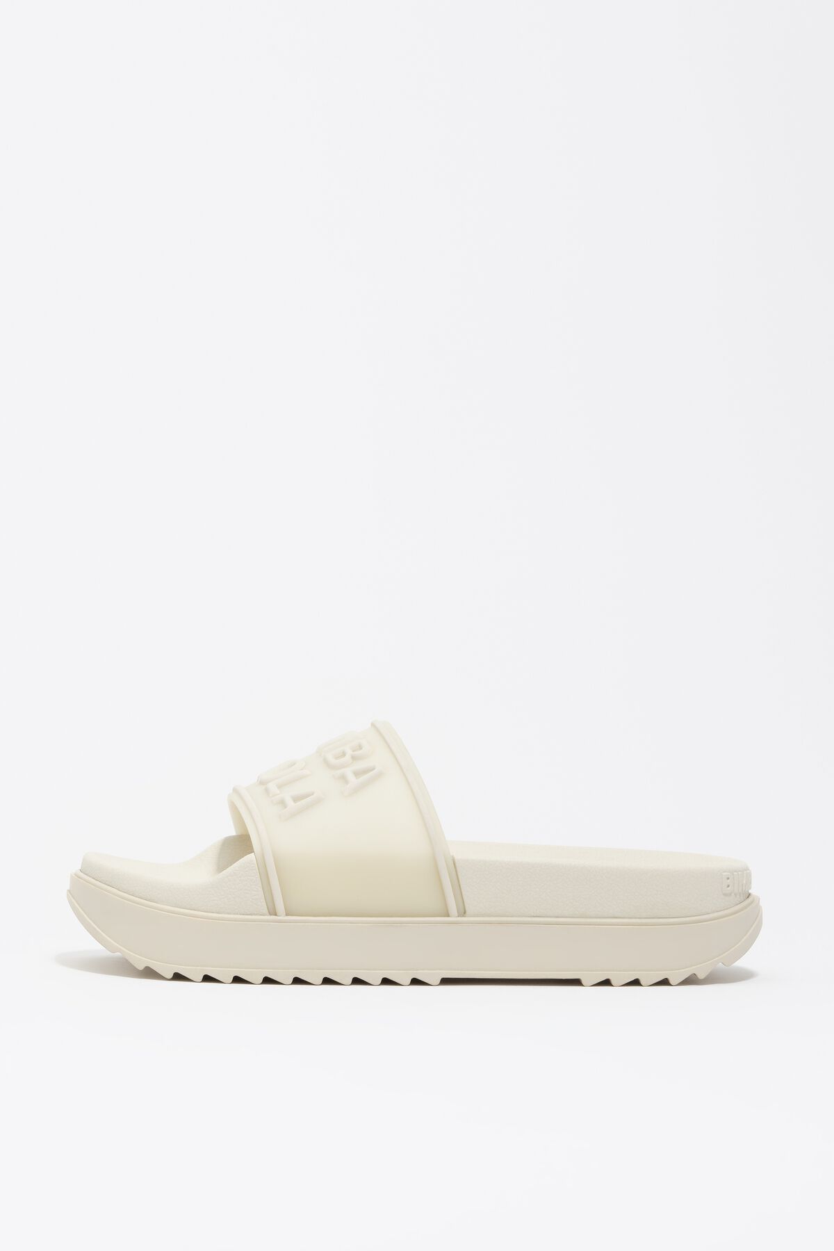 White platform flip-flop