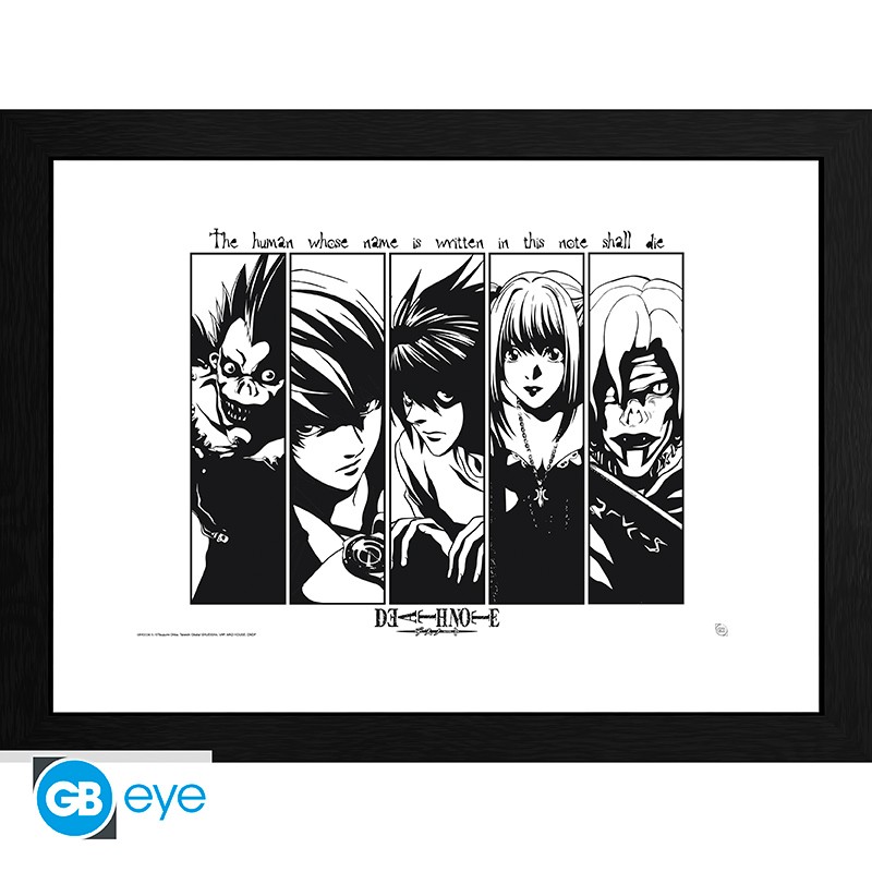 DEATH NOTE Framed print Usual Suspects