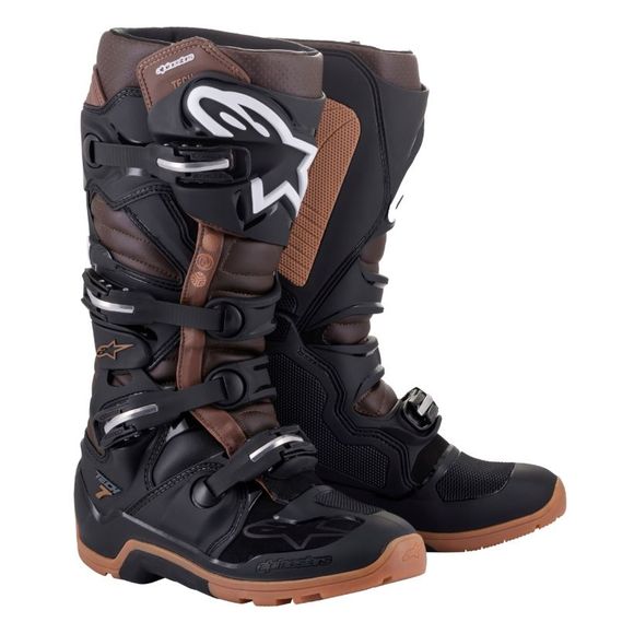 Bottes enduro Alpinestars TECH 7 2025 - Noir / MarronRef : AP12410