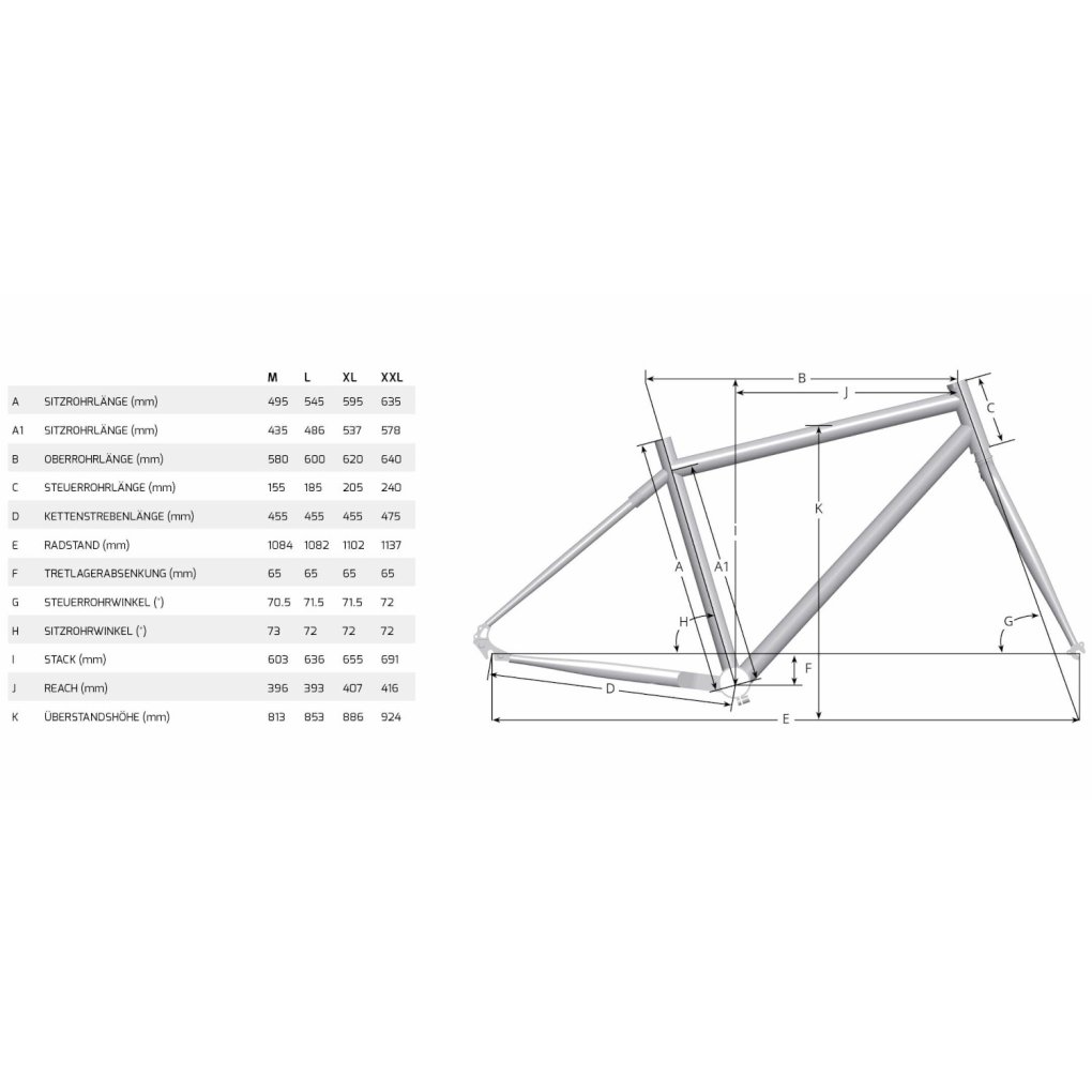 Tout Terrain AMBER ROAD Select 6.2 - Touring Bike - 2026 - anthracite metallic glossy