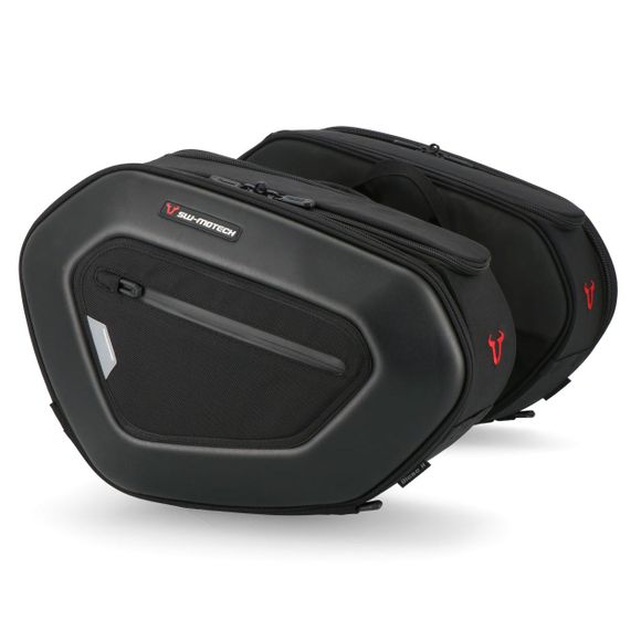 SW-MOTECH PRO BLAZE H SADDLEBAGS WITH MOUNT (2 x 20 liters) - BlackRef: Swm0621 / Bc.Hta.08.740.36600
