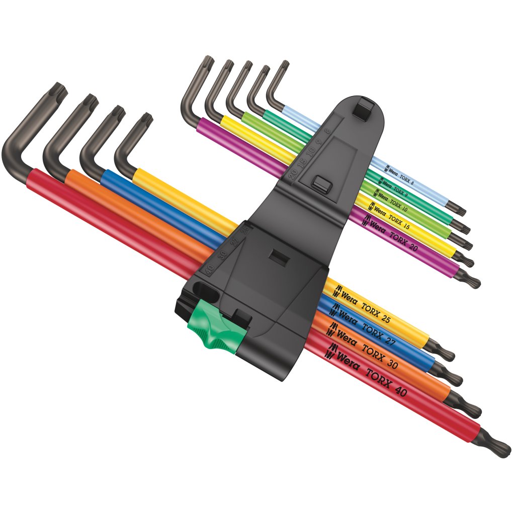 Wera 967/9 TX XL Multicolour 1 - Torx L-key Set - 9 Pcs.