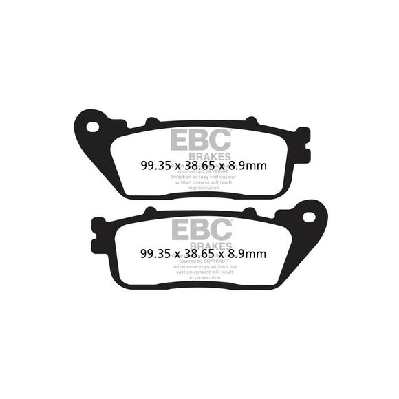 EBC Sinter Metal Sintered Rear Brake PadsRef: Fa488Hh / 17211503