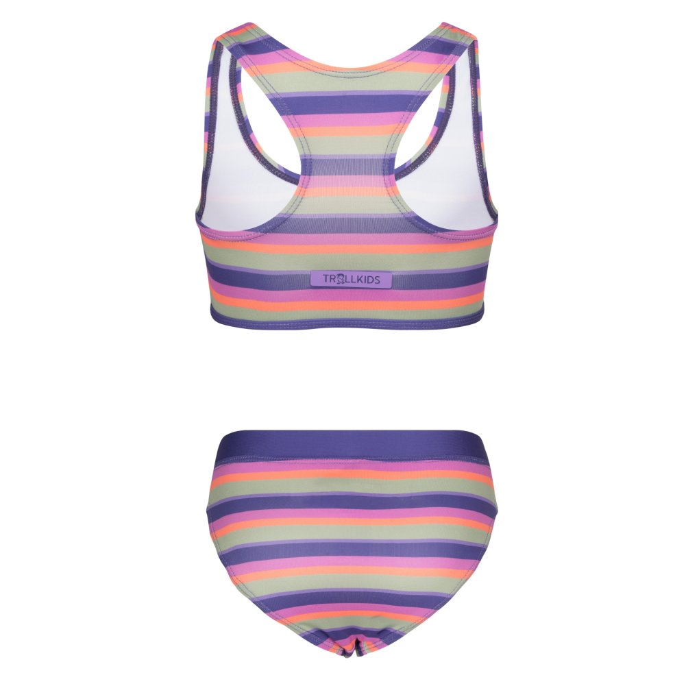 Trollkids Kvalvika Bikini Girls - Mallow Pink/Violet Blue