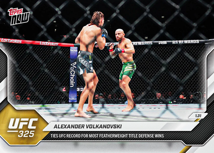 Alexander Volkanovski - 2026 UFC Topps NOW® - Card 4 - PR: 1946