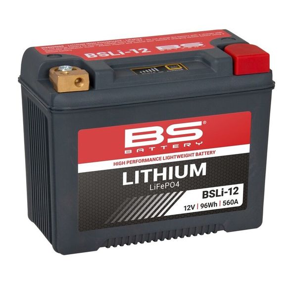 Batterie BS Battery Lithium Ion BSLi-12 (YTX30L-BS/YB30L-B/52515/53030/12N24-3A)Ref : BSLI-12 / 1077876