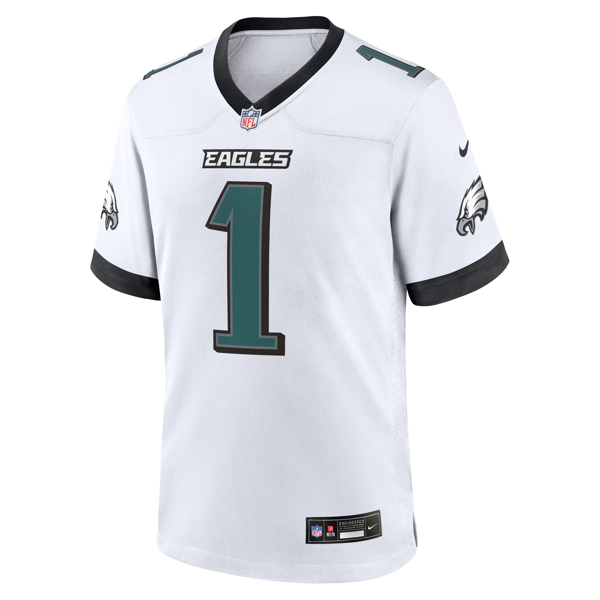 Jalen Hurts #1 Philadelphia Eagles 2026 Game NFL Jersey White