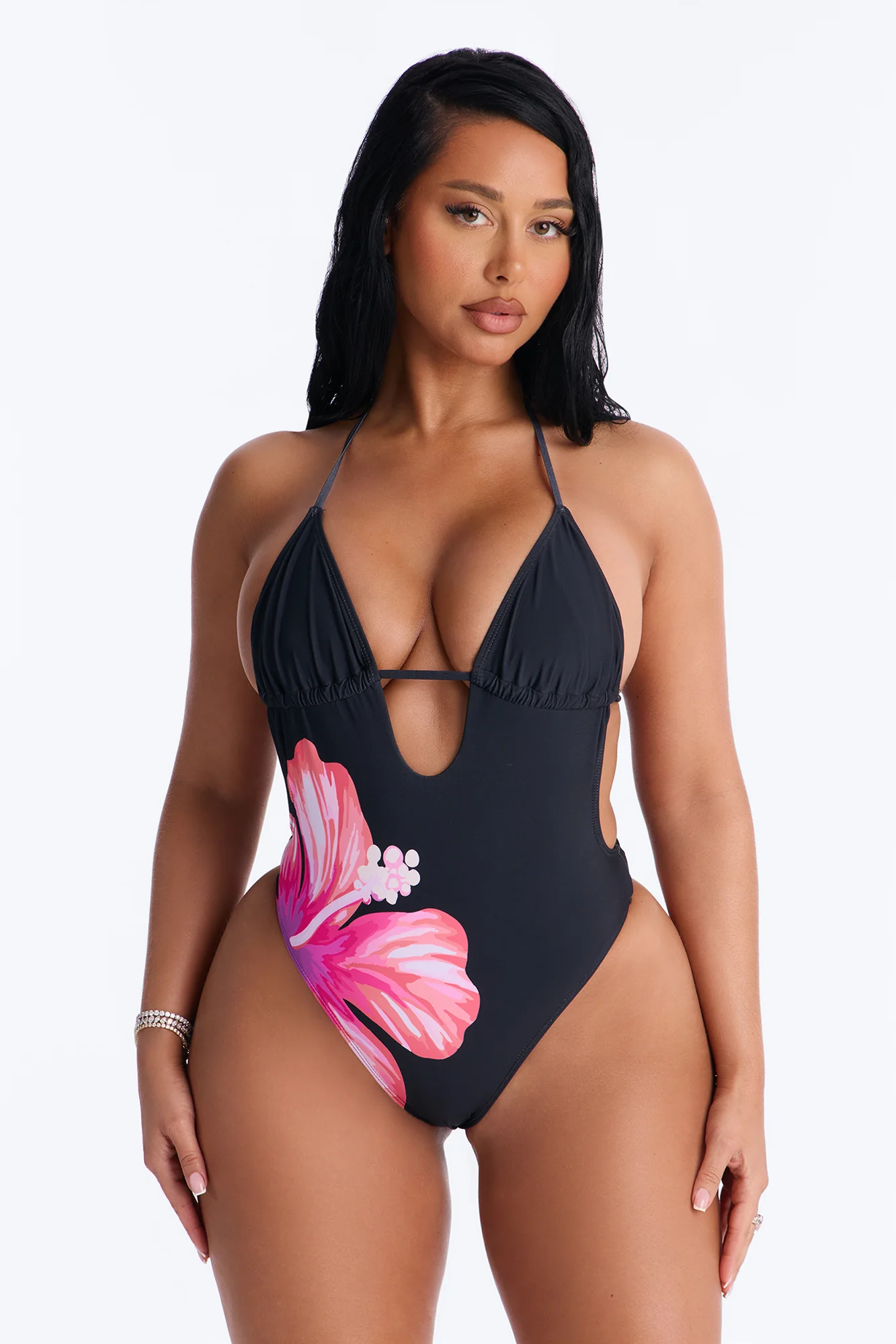 Flora Femme 1 Piece Swimsuit - Black