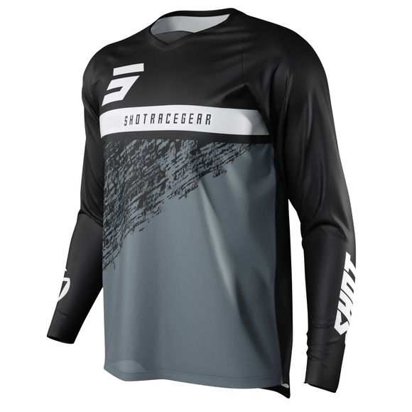 Shot DEVO ROLL cross jersey - BLACK 2022 - BlackRef: SO2113