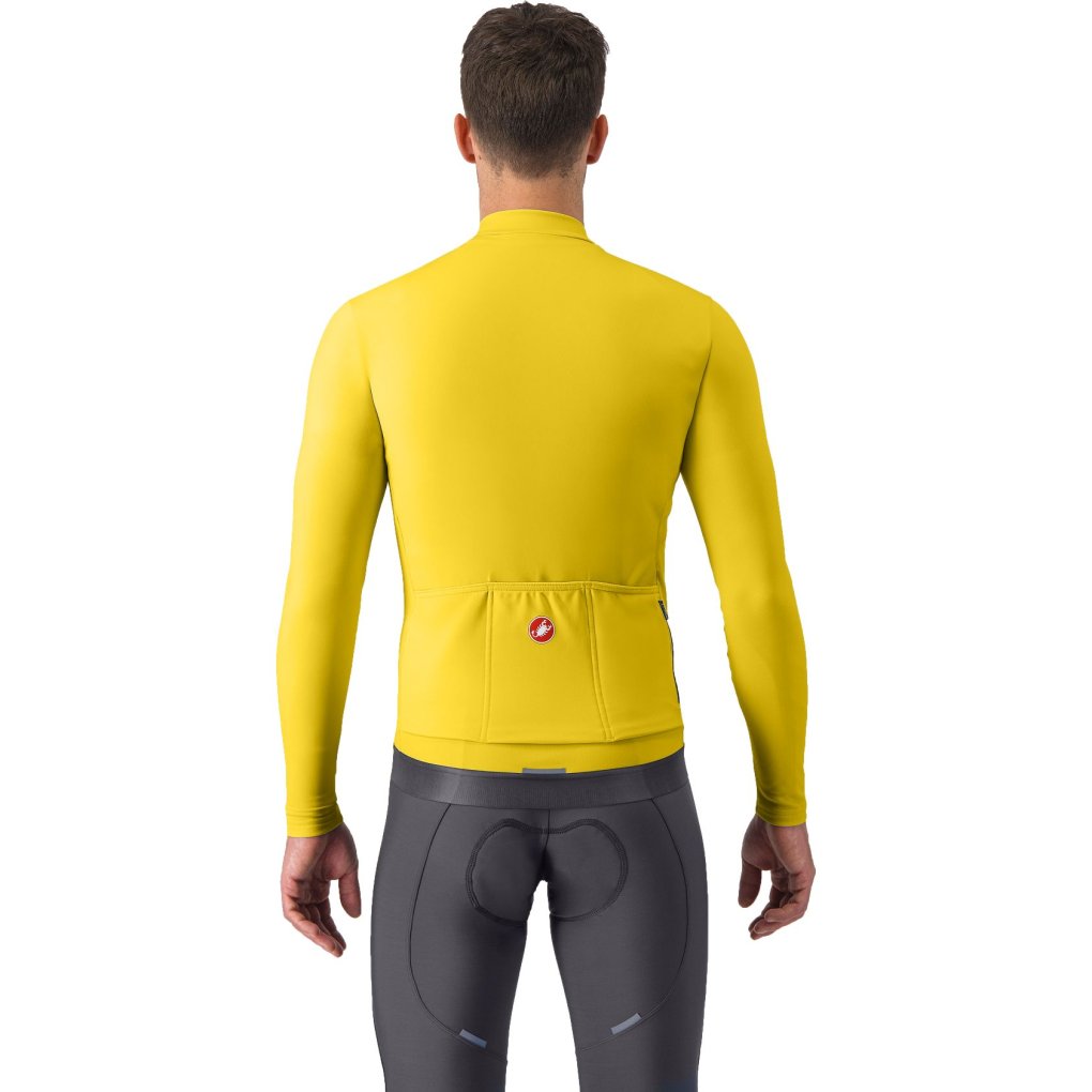 Castelli Espresso Thermal Jersey Men - mango mojito/dark grey 712