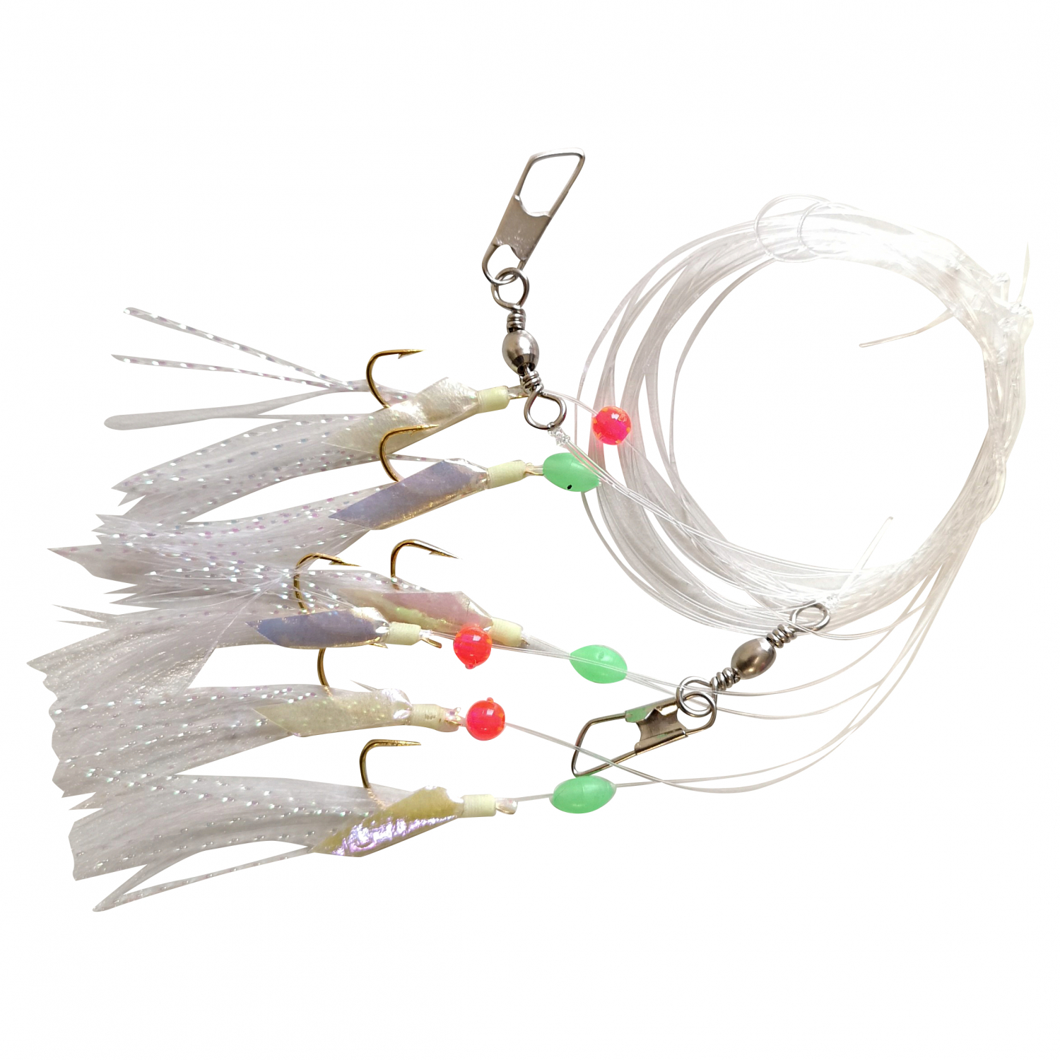 Seapoint Herring leaders (white\/tinsel)