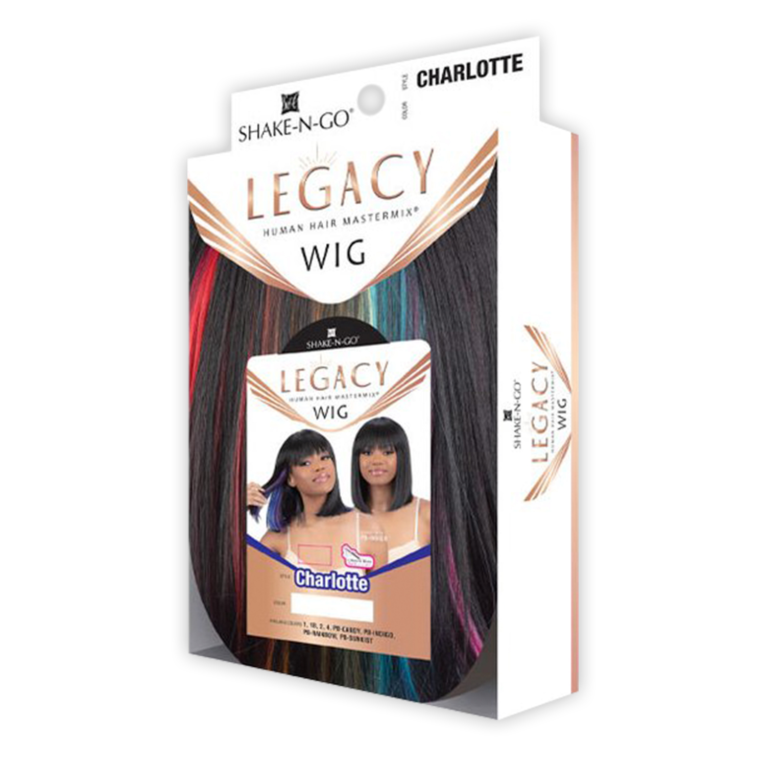 Shake-N-Go Human Hair Blend Wig Legacy Charlotte