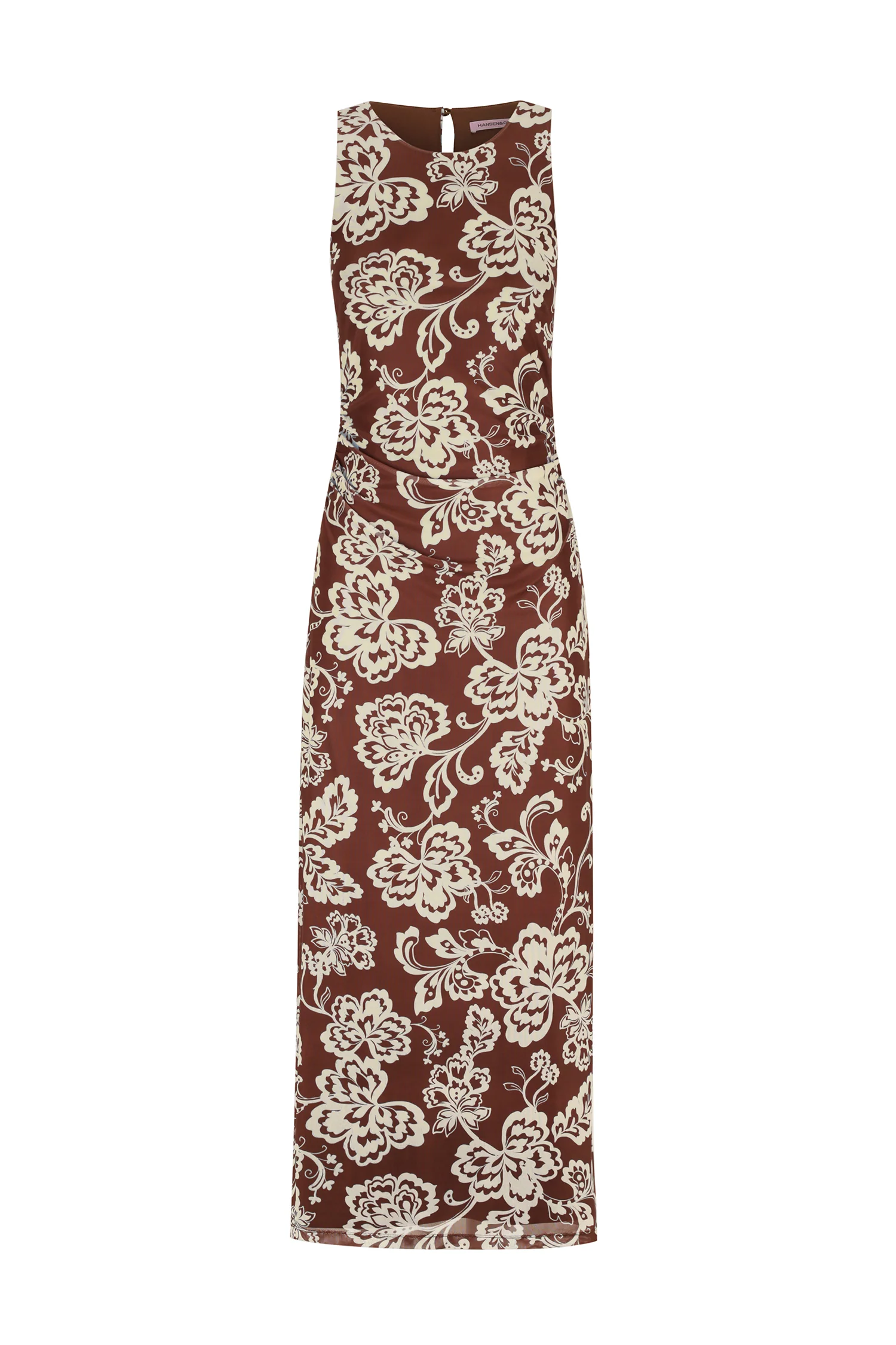 Kora Dress Chocolate Floral